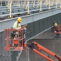 Bridge Workers in Work Zone