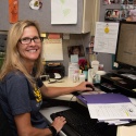 Employee at desk