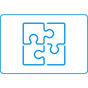 Blue Puzzle icon