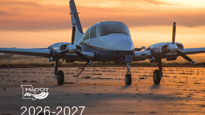 Cover of 2026-2027 Airport Directory featuring the front of an airplane on the ground